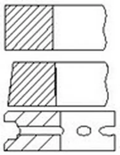 комплект сегменти FAI AutoParts PR48-000