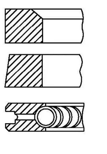 комплект сегменти FAI AutoParts PR7-000