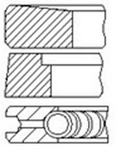 комплект сегменти FAI AutoParts PR75-000