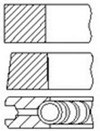 комплект сегменти FAI AutoParts PR8-000