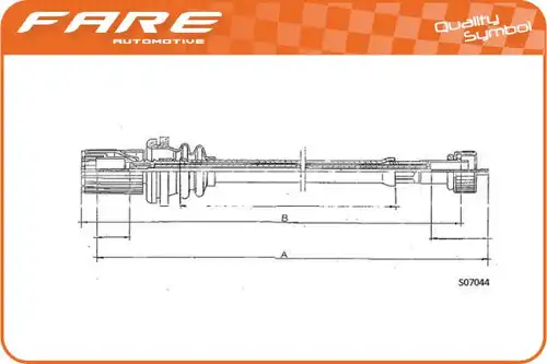 ос на тахографа FARE-CO 27539