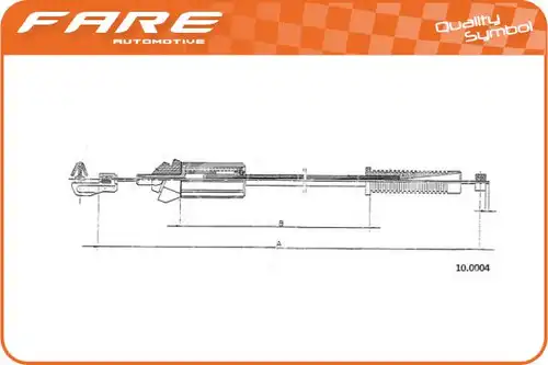 жило за газ FARE-RCH 25542