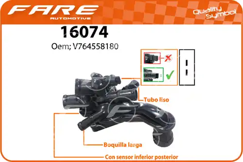 фланец за охладителната течност FARE SA 16074