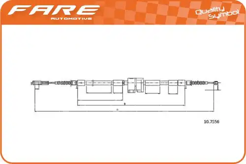 жило за ръчна спирачка FARE SA 17753