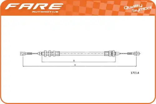 жило за газ FARE SA 25660