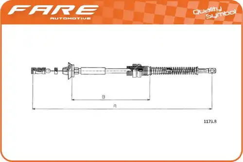 жило за газ FARE SA 25684