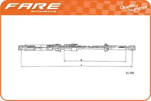 жило за газ FARE SA 25730