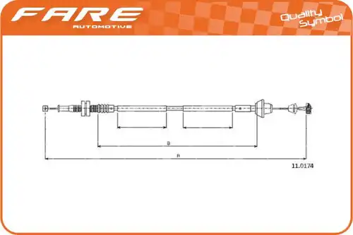 жило за газ FARE SA 25744