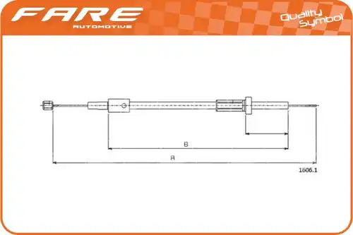 жило за капака на двигателя FARE SA 28359