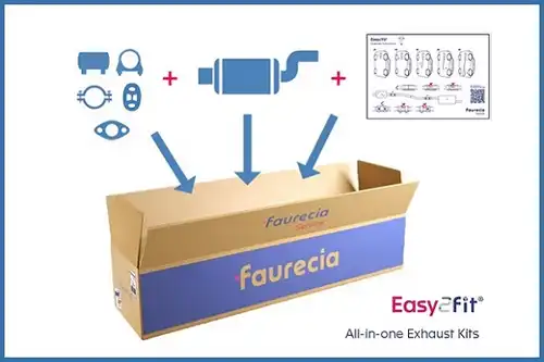 филтър за сажди/твърди частици, изпускателна система Faurecia FS08008F