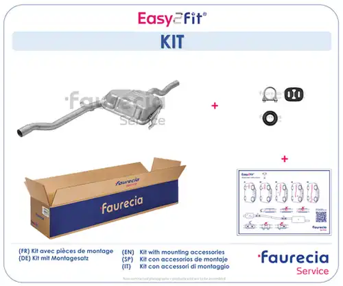 средно гърне Faurecia FS25363