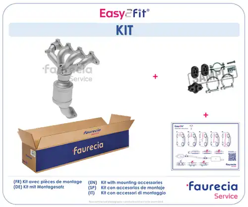 Коляно, катализатор Faurecia FS27081K