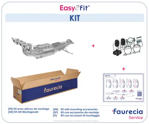 Коляно, катализатор Faurecia FS30569K