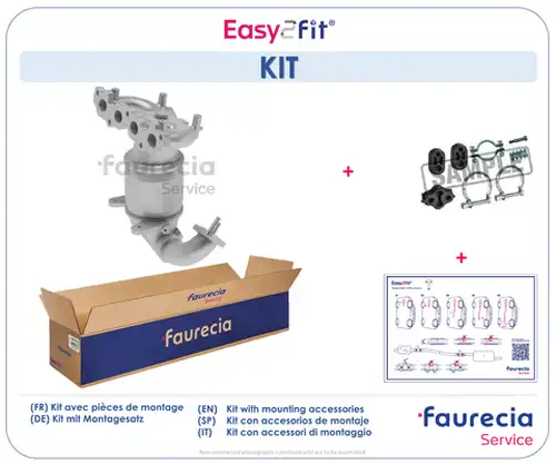 Коляно, катализатор Faurecia FS30663K