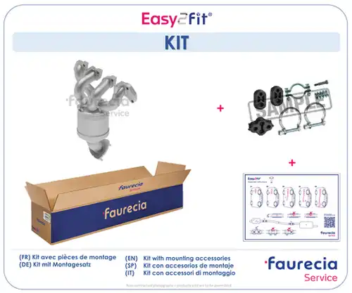 Коляно, катализатор Faurecia FS40519K