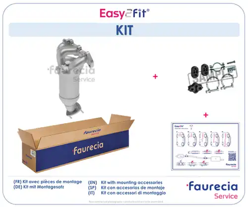 Коляно, катализатор Faurecia FS40520K