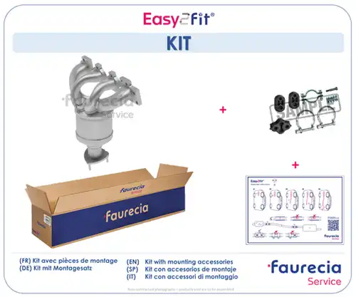 Коляно, катализатор Faurecia FS40522K