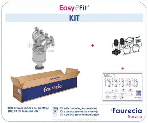 Коляно, катализатор Faurecia FS40542K