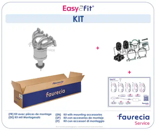 Коляно, катализатор Faurecia FS40586K