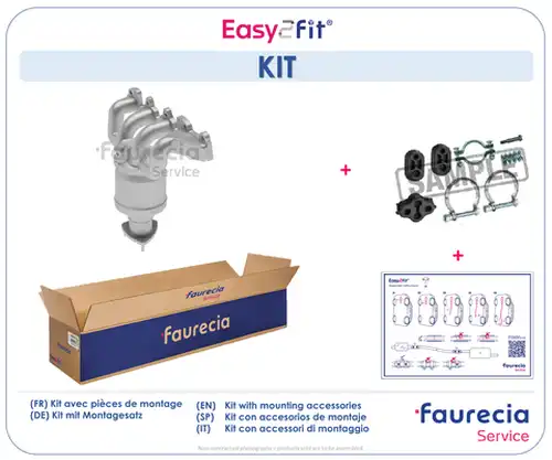 Коляно, катализатор Faurecia FS40587K