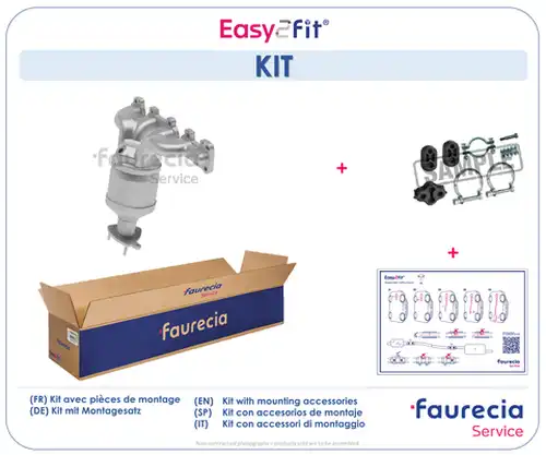 Коляно, катализатор Faurecia FS40662K