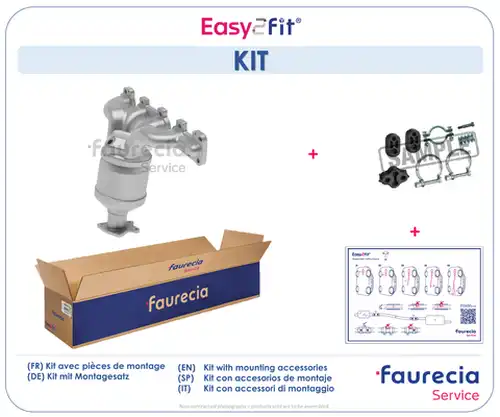 Коляно, катализатор Faurecia FS40663K