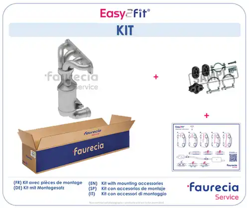 Коляно, катализатор Faurecia FS45847K