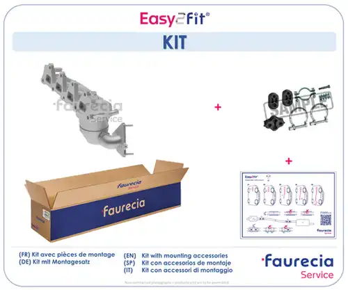 Коляно, катализатор Faurecia FS55032K