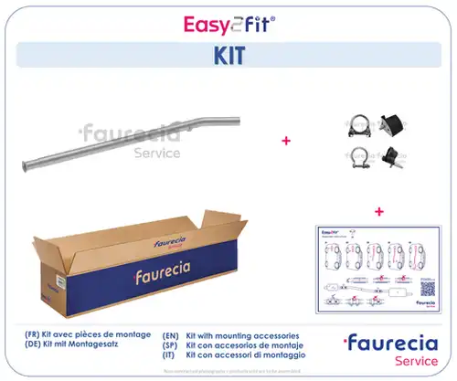 изпускателна тръба Faurecia FS55326