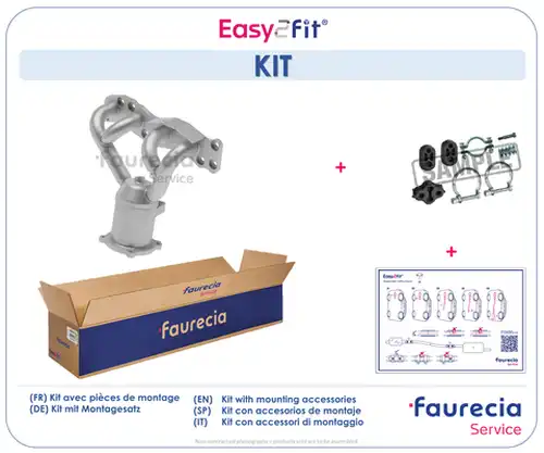 Коляно, катализатор Faurecia FS67117K