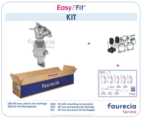 Коляно, катализатор Faurecia FS70041K