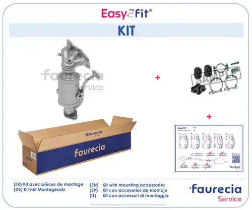 Коляно, катализатор Faurecia FS70068K