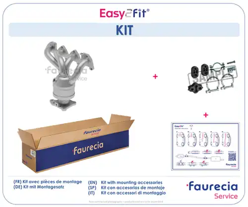 Коляно, катализатор Faurecia FS80376K