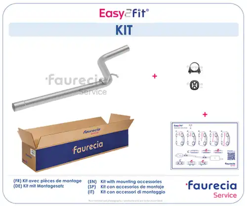 изпускателна тръба Faurecia FS80550