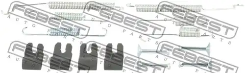 комплект принадлежности, челюсти за ръчна спирачка FEBEST 0404-COLTR