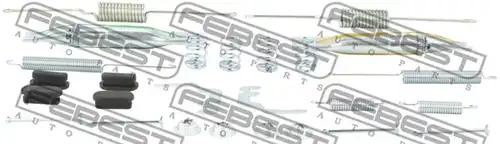 комплект принадлежности, челюсти за ръчна спирачка FEBEST 2304-2H0R-KIT