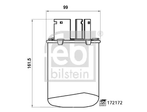 горивен филтър FEBI BILSTEIN 172172