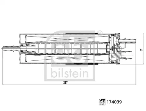 горивен филтър FEBI BILSTEIN 174039