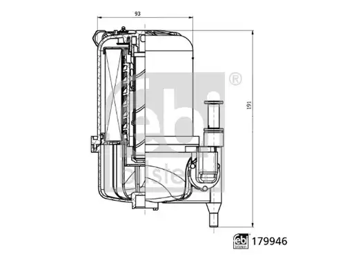 горивен филтър FEBI BILSTEIN 179946