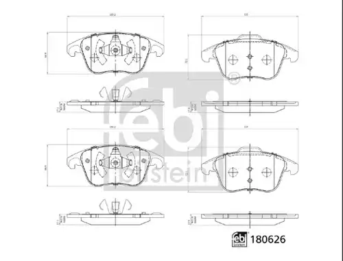 накладки FEBI BILSTEIN 180626