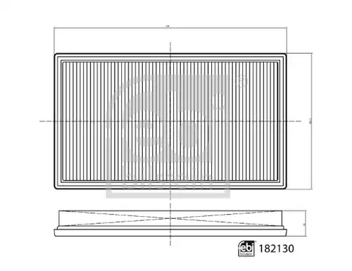 въздушен филтър FEBI BILSTEIN 182130