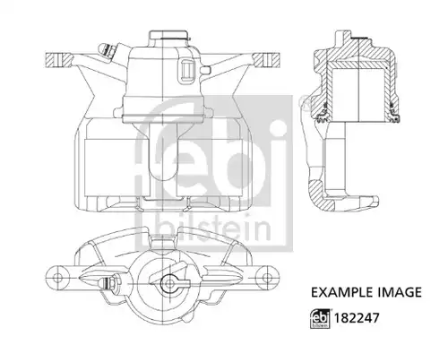 спирачен апарат FEBI BILSTEIN 182247