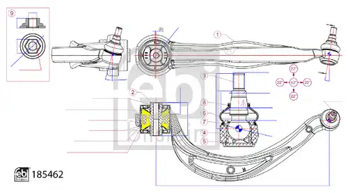 носач FEBI BILSTEIN 185462