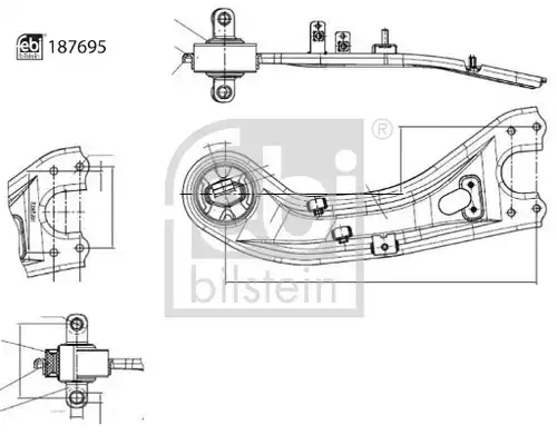 носач FEBI BILSTEIN 187695