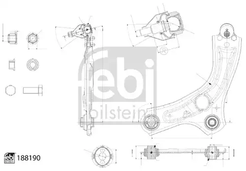 носач FEBI BILSTEIN 188190