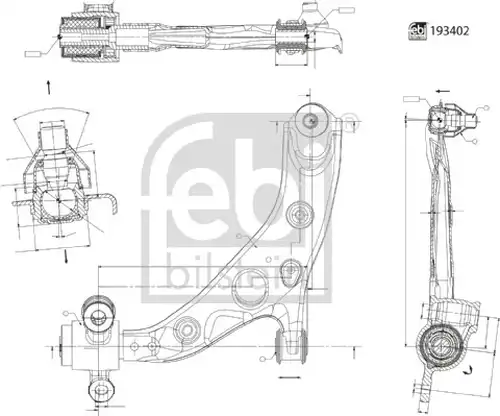 носач FEBI BILSTEIN 193402