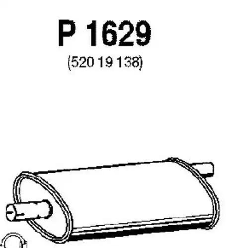 средно гърне FENNO P1629