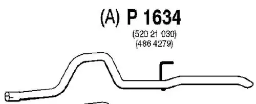изпускателна тръба FENNO P1634
