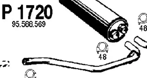 изпускателна тръба FENNO P1720