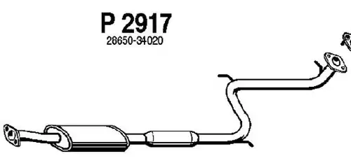 средно гърне FENNO P2917